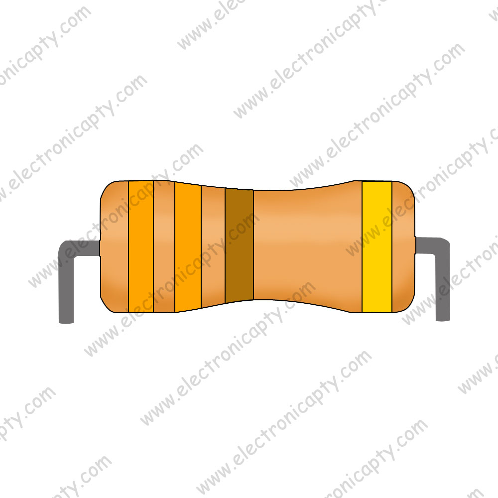 Resistencia 330 Ohm 1/4W - 5%